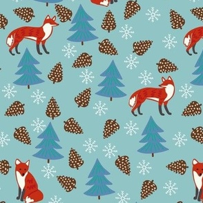 Woodland Foxes
