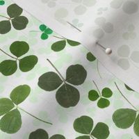 Pressed Shamrocks and Clovers (small scale) 