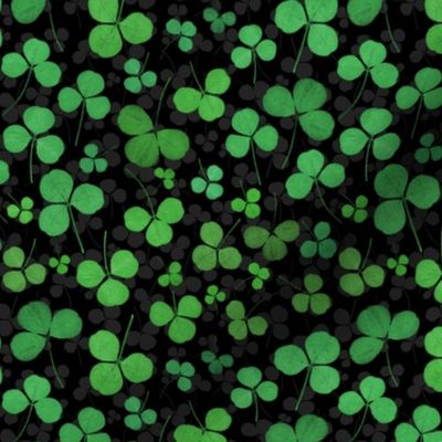 Pressed Shamrocks and Clovers (small scale)  