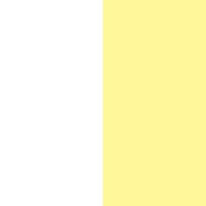 6 inch yellow and white stripe vertical