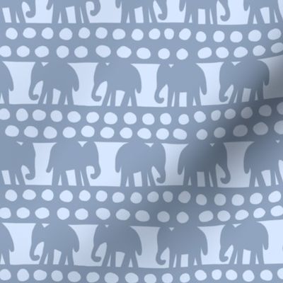 Elephants walking