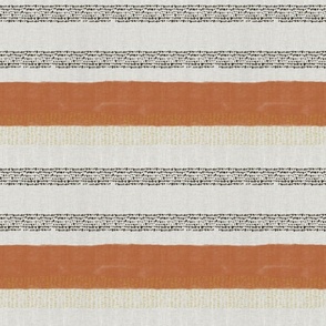 Terracotta Stripe A - (medium scale)