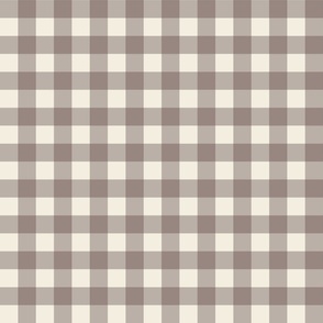 Gingham Elephant Grey