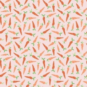 Carrot Patch Toss - Pink, Small Scale