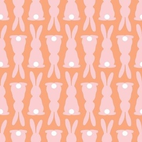 Mod Bunny Geo - Pink/Orange, Medium Scale