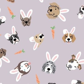 Easter Pups - Lavender, Large Scale