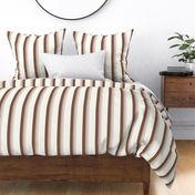 vertical stripes with line - JUMBO raisin and blush