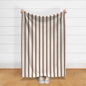 vertical stripes with line - JUMBO raisin and blush