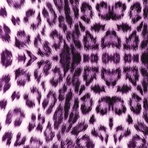 Bright purple cheetah print leopard scale M WB23