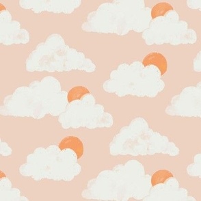 Cloudy Sunrise - Peach (Small)