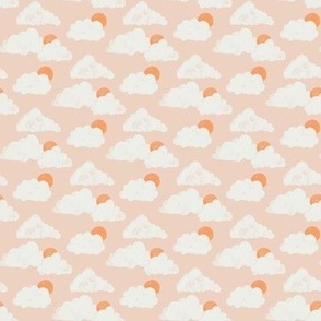 Cloudy Sunrise - Peach (Tiny)