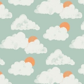 Cloudy Sunrise - Mint (Tiny)