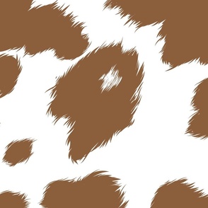 Brown Cow Print Jumbo