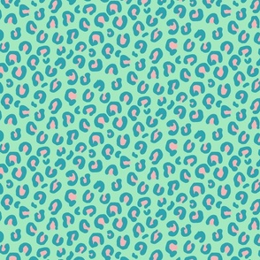 Cheetah Print - Seafoam