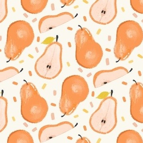 Chalk Pears in Peach Tones - Small