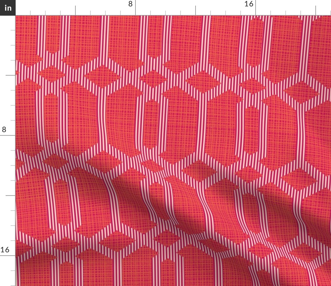 Textured striped keltic pattern