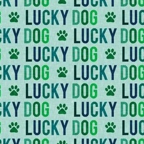 (med scale) Lucky dog - mint - C23