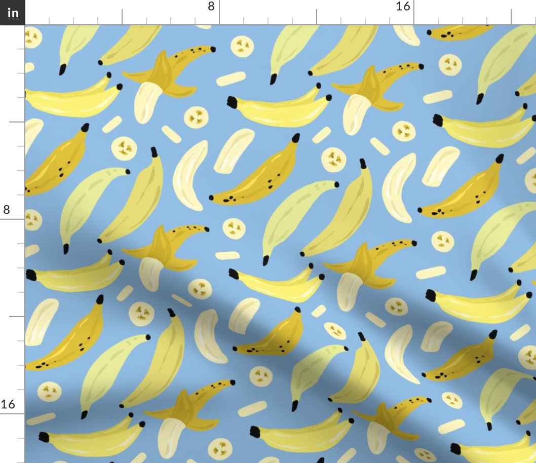 Fun Bananas in Blue