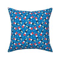 patriotic pup pops - red white and blue popsicles - USA - blue 1 - LAD23