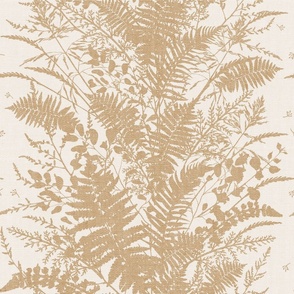 Meadow Grass Beige on Cream