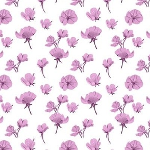 Simple Pink Flowers S