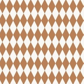 Diamond Pattern - Copper Brown