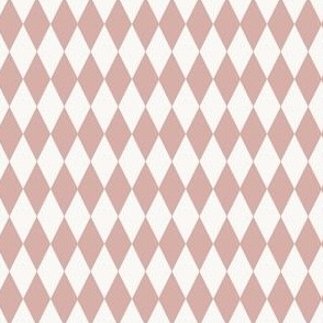 Diamond Pattern - Dusty Rose Pink