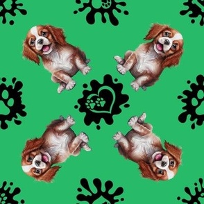 Puppy Love 21 Spaniel Green