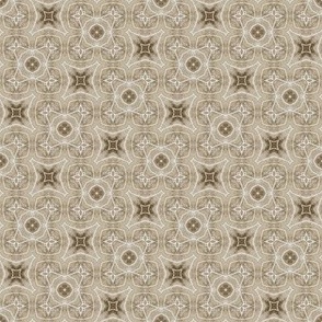 Cohesion 21-06: Retro Faux Burlap Cross Weave Seamless Pattern (Cream, Brown, Tan)