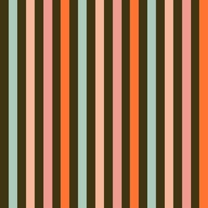 1/2" stripe vintage stripes fabric - floral coordinate
