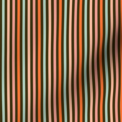 1/4" stripe vintage stripes fabric - floral coordinate