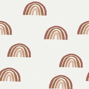 SMALL boho neutral rainbow fabric - interiors fabric wallpaper rainbow wallpaper