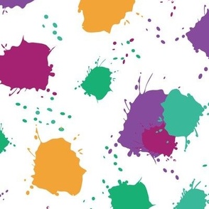 Paint Splats Art Theme Version 2