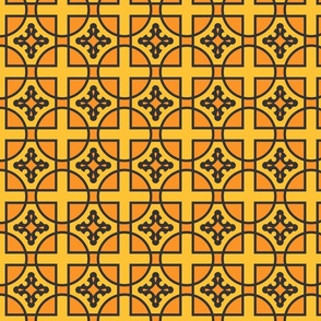 Geometric Pattern: Zanellato: Citrus Dark