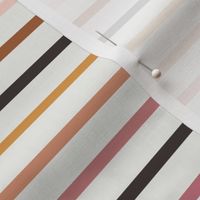 MEDIUM boho neutral stripes fabric - girls sweet muted stripe