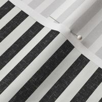 MEDIUM  black and off-white stripes fabric - kids room space decor