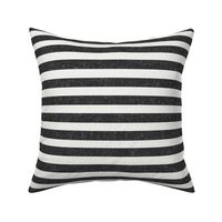 LARGE  black and off-white stripes fabric - kids room space decor