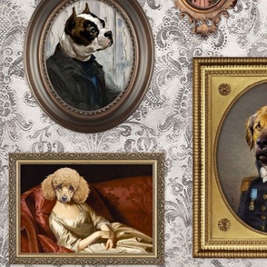 Dog Lovers Portrait Collection in cappuccino