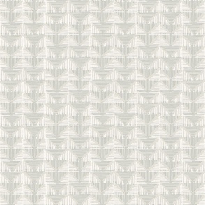 Barkcloth Rustic Triangles medium wallpaper scale soft grey by Pippa Shaw