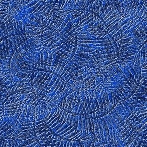 Palm Textured Bas Relief Tropical Neutral Interior Texture Monochromatic Blue Blender Jewel Tones Sapphire Blue 0044CC Dynamic Modern Abstract Geometric