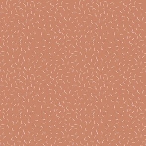 Small // Wiggly Lines Earthy Pink
