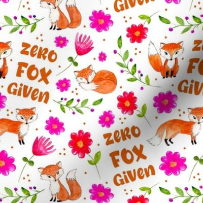 Medium Scale Zero Fox Given Funny Sarcastic Fox Friends on White