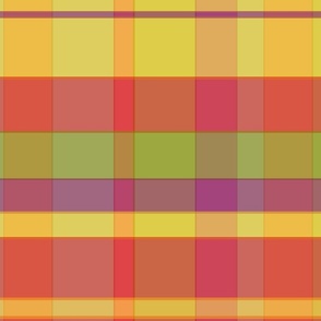 Summer Madras (36") - yellow, red, green (ST2022SM)