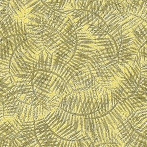 Palm Textured Bas Relief Tropical Neutral Interior Texture Monochromatic Yellow Blender Bright Pastel Colors Buttercup Yellow Gold F1E377 Fresh Modern Abstract Geometric