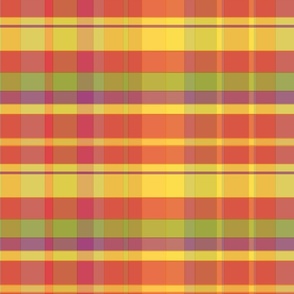 Summer Madras (15") - yellow, red, green (ST2022SM)