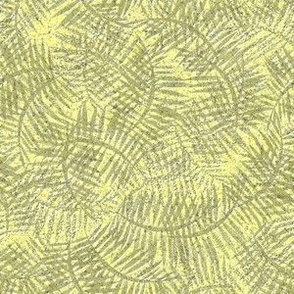 Palm Textured Bas Relief Tropical Neutral Interior Texture Monochromatic Yellow Blender Pastel Colors Dolly Baby Yellow FFFF8C Fresh Modern Abstract Geometric