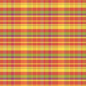 Summer Madras (8") - yellow, red, green (ST2022SM)