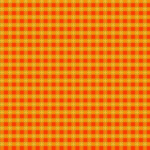 Checkered orange
