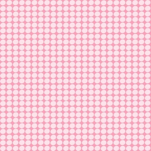 Light Pink and Blush polka dots