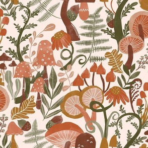 Avery nursery woodland earthy tones 